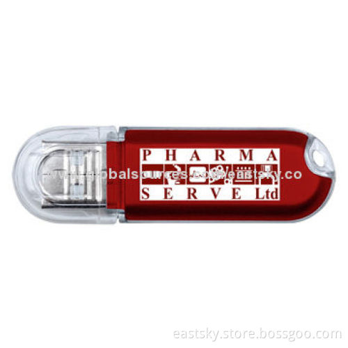 Custom USB Flash Drive with Plastic Cover, Available in 64MB to 32GB Memory Capacity SelectionsNew